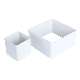  Hydroponic Plastic Square PVC Water Tube Rectangle PVC Pipe with Hole for Drink Water