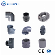  High Quality PVC Pipe Fitting Pn16 PVC Pipe and Elbow Coupling Black Color Butt Welded Plastic Pipe