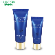  100g Blue Hot Stamping Hand Cream Facial Cleanser Tube with Screw Cap