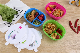 Kid′s Plastic Lunch Box Food Container with Three Compartments and Spoon