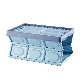  55-Liter Polypropylene Folding Storage Crates, Plastic Collapsible Container