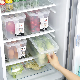 Plastic Fridge Bins and Freezer Organizer for Food Container