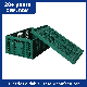  Vented Foldable Crate Vegetable Foldable Plastic Crate Storage Food Box for Warehousing and Transportation