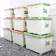  40 60 80L Plastic Storage Box Wheeled Container Toys Box/Plastic Box