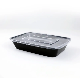  High Quality PP Plastic Disposable Food Lunch Box Rectangular Container