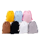  Personalized Colorful Small Canvas Cloth Storage Drawstring Bag 100% Recycled Gift Drawstring Printed Bag Shopping Bag