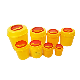  Medmount Medical Disposable Plastic Waterproof Round/ Square Biohazard Waste Sharps Container