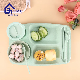  Wonderful Food Grade Children Serving Wheat Straw Dinnerware Setse