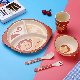  High Class Melamine Bamboo Fiber Dinnerware with Separated Plate