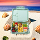  High Popular Kitchen Dinnerware Food Storage with 4/6 Compartments