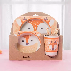  Aohea Kid Reusable Bamboo Fiber Dinner Set Dinnerware for Children