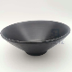  Black Porcelain Bowls Black Round Melamine Soup Bowl Dinnerware