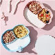 Separated Section Children Tableware Plastic Tableware Baby Dinner Set