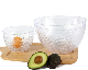 Creative Plastic Bowl Large Capacity Round Salad Mixing Bowl