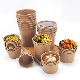 Plastic-Free Compostable Kraft Bowl Disposable Biodegradable Kraft Paper Bowl for Soup Salad manufacturer