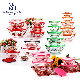  Wholesale Top Seller 5PCS Glass Salad Bowl Set Food Mixing Bowl with Plastic Cover