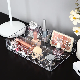  Wholesale Acrylic Makeup Lipstick Brush Organizer with Drawers Transparent Large Dresser Cosmetic Case Makeup Storage Bin