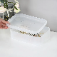  Durable Jewelry Organizer Lipstick Brushes Cosmetic Stackable PP Plastic Makeup Storage Box