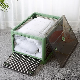  PP Large Capacity Home Storage Organizer 4sides Stoareg Box Open Clothes Toys Books Stackable Rectangle Multipurpose Portable Plastic Foldable Storage Container
