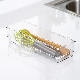  Simple Storage Organizer for Kitchen Drawer Storage Bin for Wine Opener Spoon Strainer Cutlery Acrylic Plastic Drawer Organizer