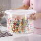  Kitchen Storage Bin for Tomato Onion Vegetable See Through Plastic Food Storage Bin with Airtigh Lid