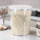  Home Use Multipurpose Stackabel Storage Bins for Home Kitchen 18L Clear PE Round Food Storage Box Rice Container