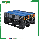 Heavy Duty Plastic Collapsible Bulk Containers Mega Bins Solid Pallet Box