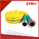 Yellow Fire Hose with Japanese Machine Couplings for Fire Fighting