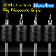  1.4inch Big Size 35mm Black Red Disposable Soft Tattoo Tube with Clear Grip 15PCS