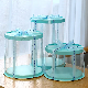  Whole Sale Round Transparent Clear Plastic Cake Gift Boxes