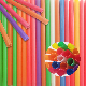 Factory Supply Colorful Biodegradable Plastic Straws