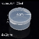 Cheap Small Round Coin Safe Box Earring Plastic Box