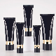 25ml 50ml 60ml Black PE Plastic Packaging Cream Tube with PP Screw Cap manufacturer