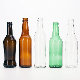  330ml Amber, Flint, Emerald Green Beer Glass Bottle with Crown Cap Wholesale Normal Shape and Ordinary Design Customized Logo
