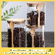  Foods and Salt Use 250ml Honey Bottle 8oz Clear Round Glass Jar with Cork Lids and Wood Spoon