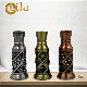  Unique Arabic Style Metal Essential Oil Attar Perfume Glass Bottles with Glass Stick