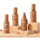  Round Cute Shape Eco Pet PCR Recycled Brown Orange Blue 50 Ml 100 Ml 4oz 8 Oz Empty Plastic Rose Water Spray Mist Bottle