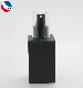 Matte Black Perfume Empty 120ml Square Glass Spray Bottle