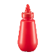  Red Colour 280ml LDPE and EVOH Hot Chilli/Tomato/Barbecue Sauce Bottle