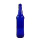  500ml Customized Beer Glass Bottle Blue Color Bottles