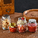  Glass Food Jars Glass Food Storage Container with Screw Lid