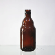 China Supplier 330ml/500ml Amber Glass Beer Bottles with Crown Cap
