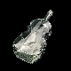 700ml Violin Shape Super Clear Glass Bottle