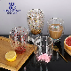  Customized Decal Logo Color Box Pack 350ml High Borosilicate Double Wall Glass Coffee Cup