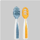  Spoon Set Free Silicone Self Feeding Toddler Kids Ages 6 Months