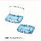  Unique Shape 4 Color Plastic Eye Shadow Palette Case Compact Box Cosmetic Packaging Y095