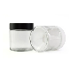  Flower Packaging 3oz 4oz 6oz 8oz 10oz 14oz 16oz 18oz Clear Round Glass Jar Wide Mouth Straight Side Child Proof Jars with Cr Lid