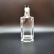  Custom Design Fancy Vodka Packaging 500ml Empty Glass Gin Bottle with Wood Tops