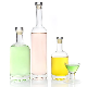  12 Oz 375ml 500ml 750ml Nordic Vodka Glass Liquor Bottle with T-Top Synthetic Cork