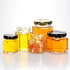  Wholesale 200ml 280ml 380ml 500ml Honey Jam Glass Jars with Metal Lid